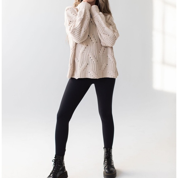 Savvi Jessie Sweater / chunky boho sweater - Picture 5 of 10